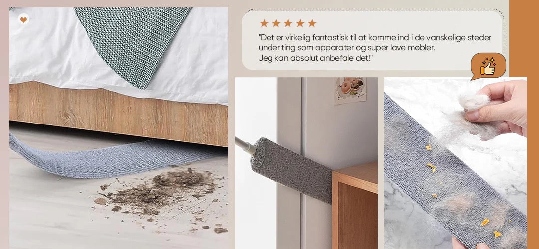 Uitschuifbare Dwijl met Microvezelborstel