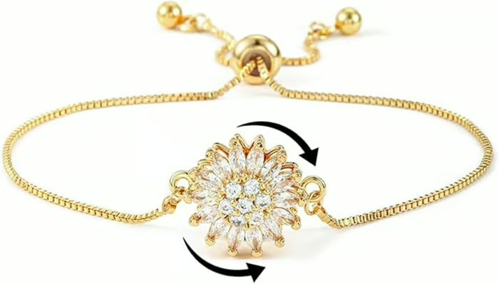 Luxe Zonnebloem Armband