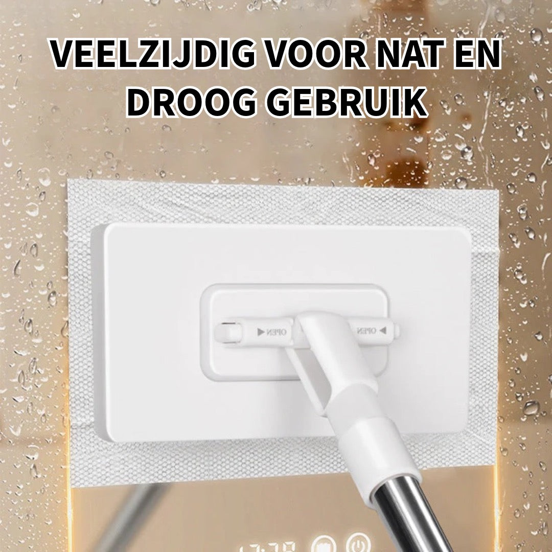 Wegwerpstofmop met 4 Herbruikbare Doeken