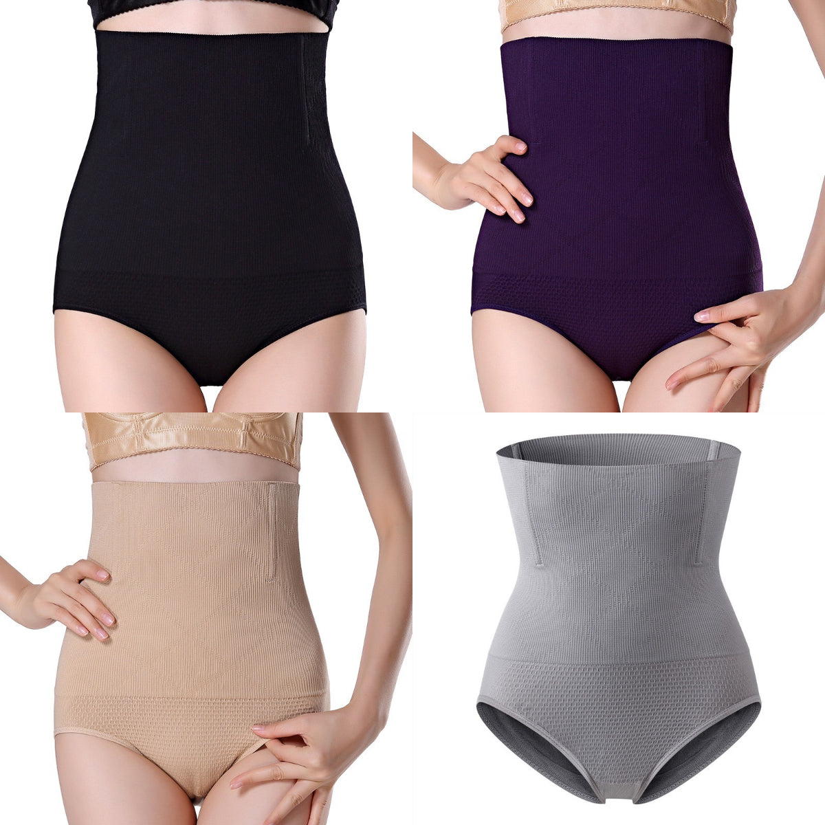 Shapewear Slip | Buikcorrectie & Hoge Taille–1 Set (4 Stuks)