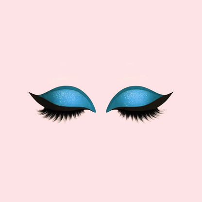 Oogschaduw- en Wimper Make-up Stickers
