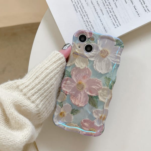 Retro Olie Geschilderd Iphone Hoesje