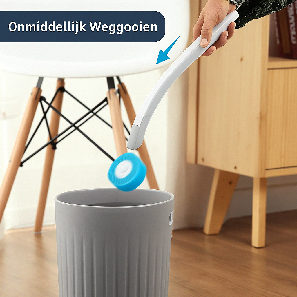 Lang handvat geen einde Toiletborstelset