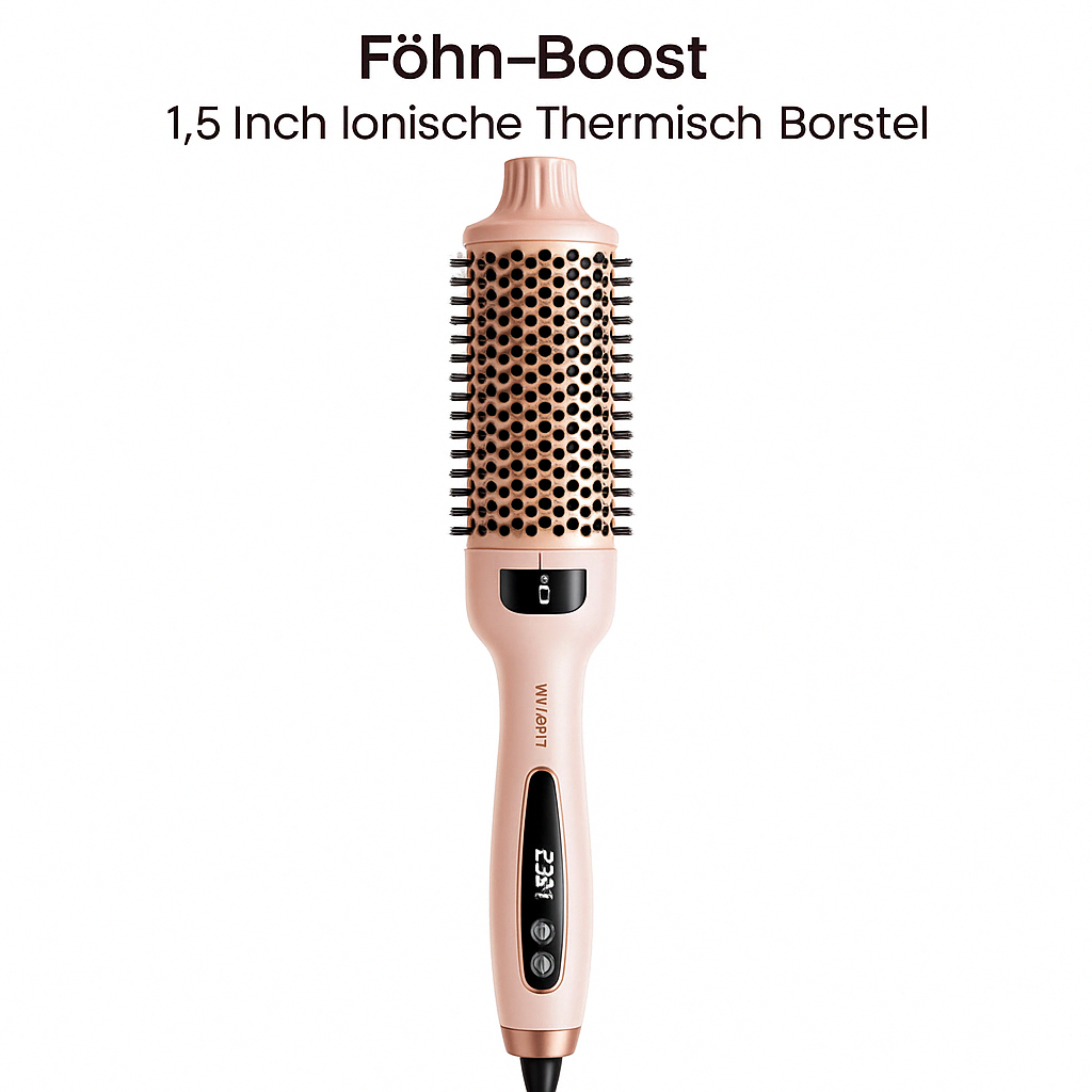 Blowout Boost – Ionische Warmteborstel voor Volumineus Haar