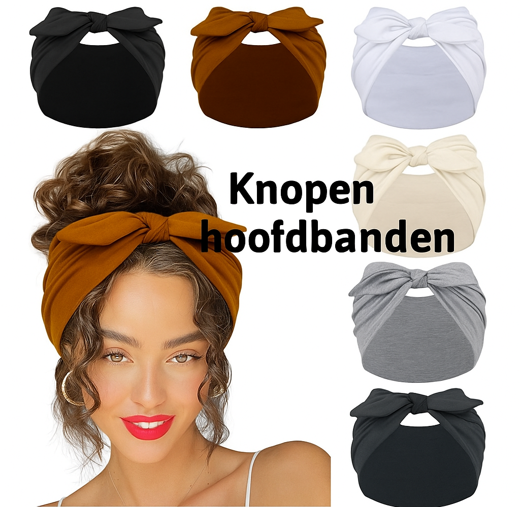 Boho Print Haarband–1 Set (6 Stuks)