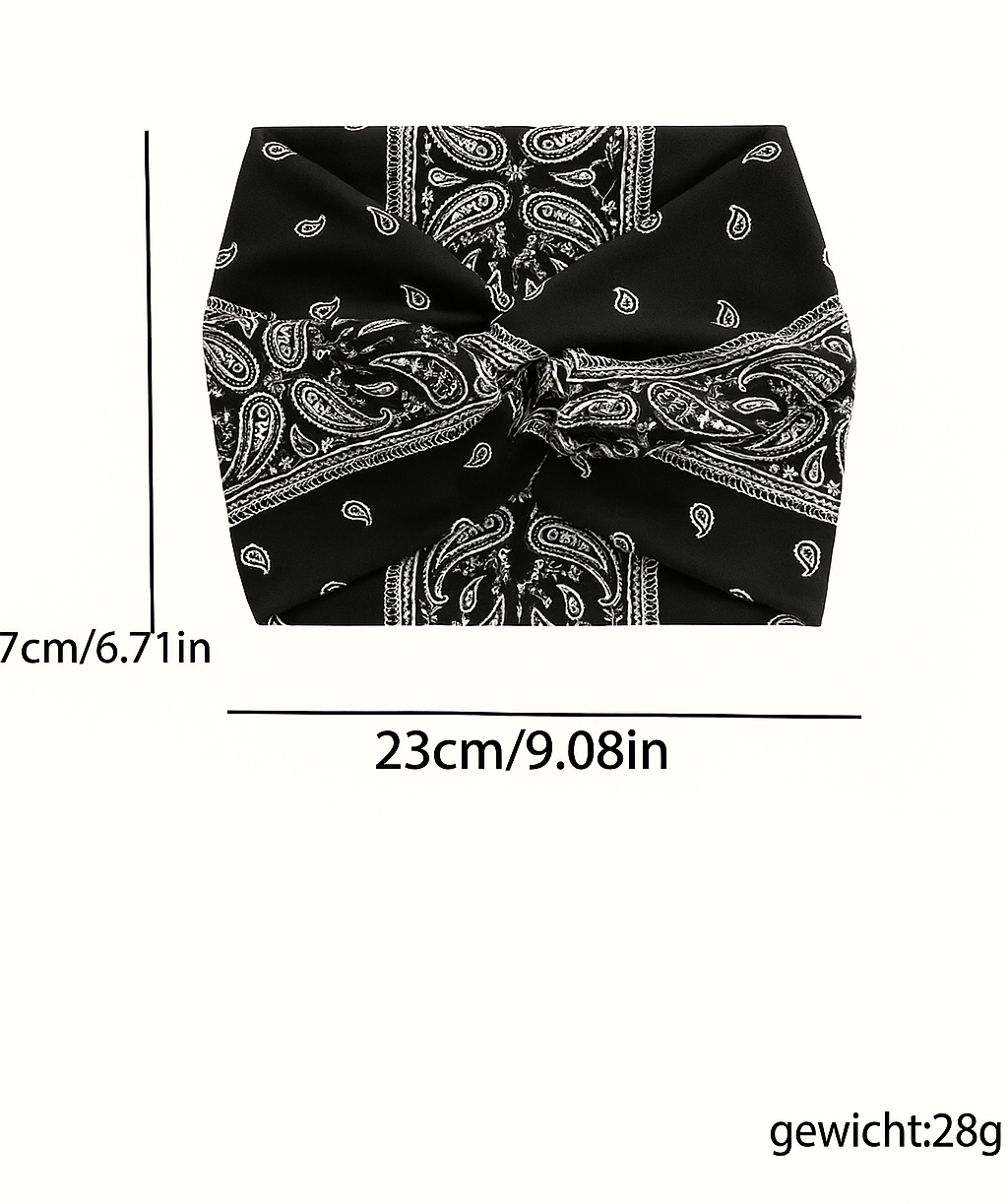 Boho Print Haarband–1 Set (6 Stuks)