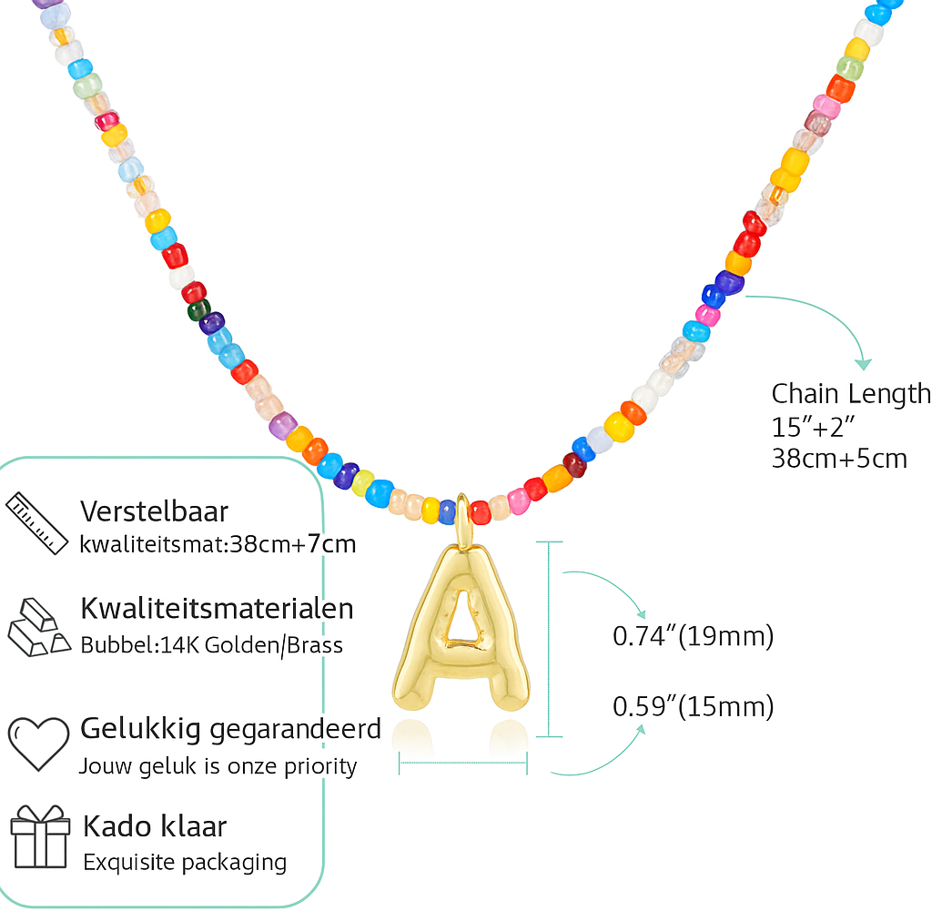 Letterketting met Kleurtjes – Uniek en Trendy
