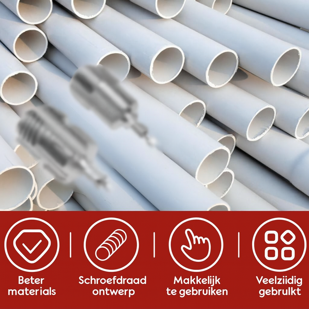 Interne en Externe Draadsnijgereedschap voor PVC-buizen