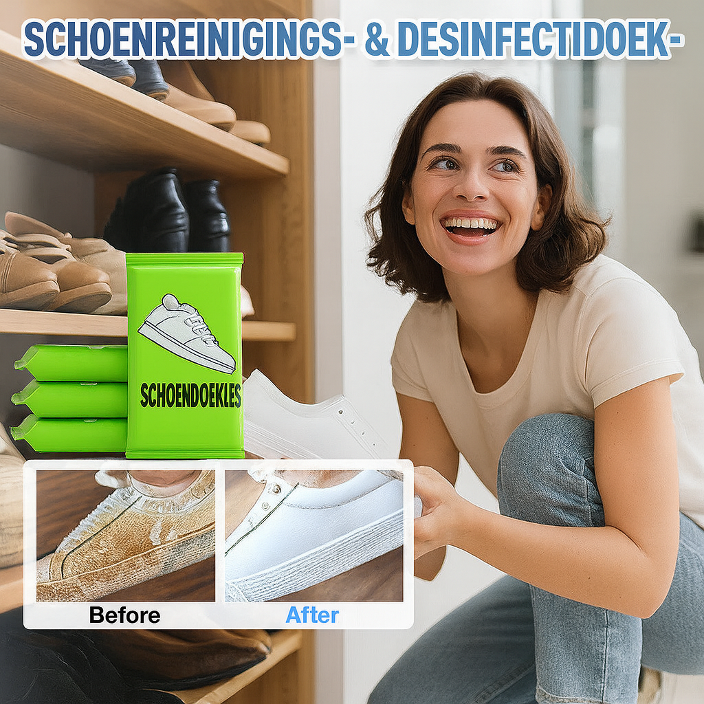 Snel schoon te maken schoendoekjes-1 Set ( 3 Stuks )