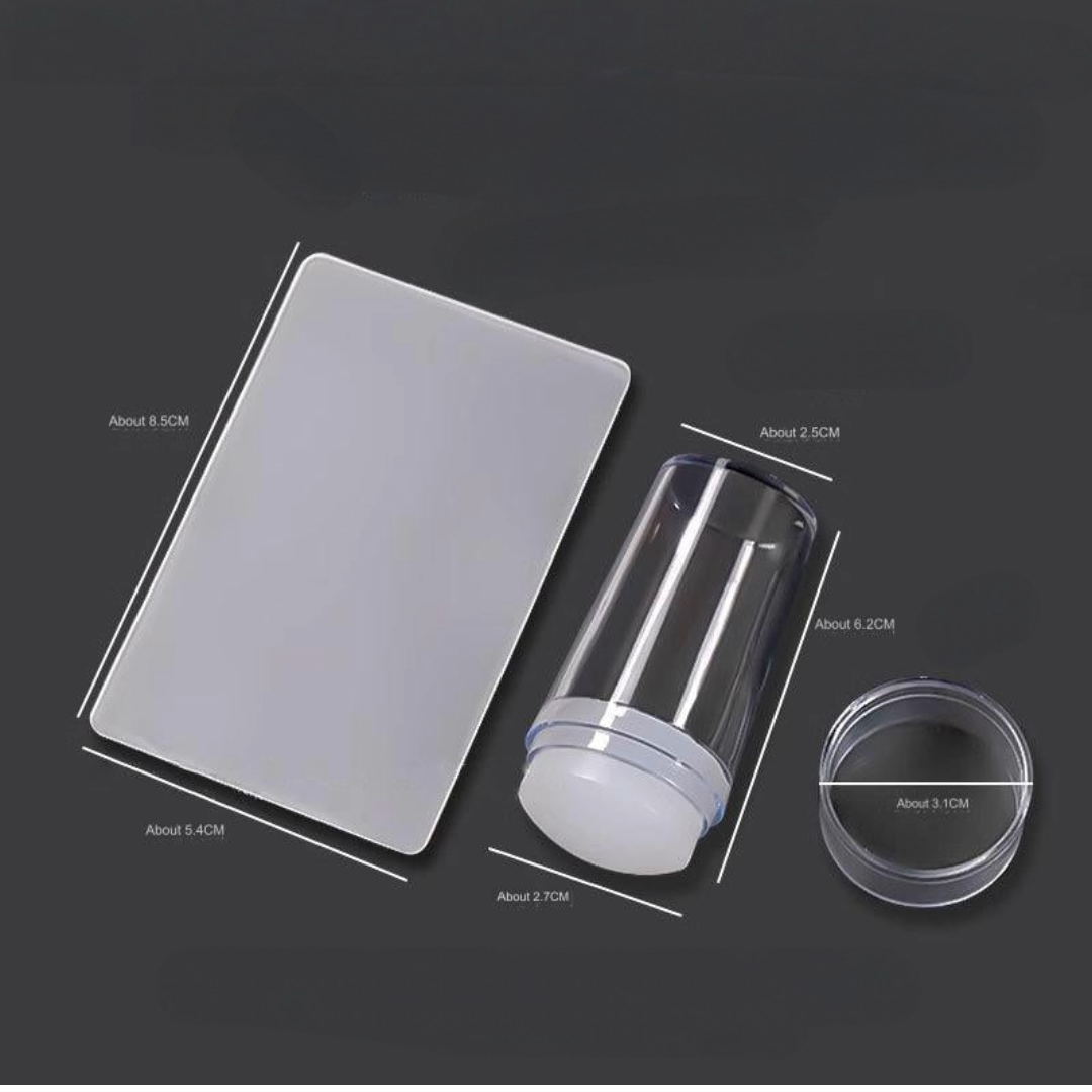 Franse Manicure Stempelset