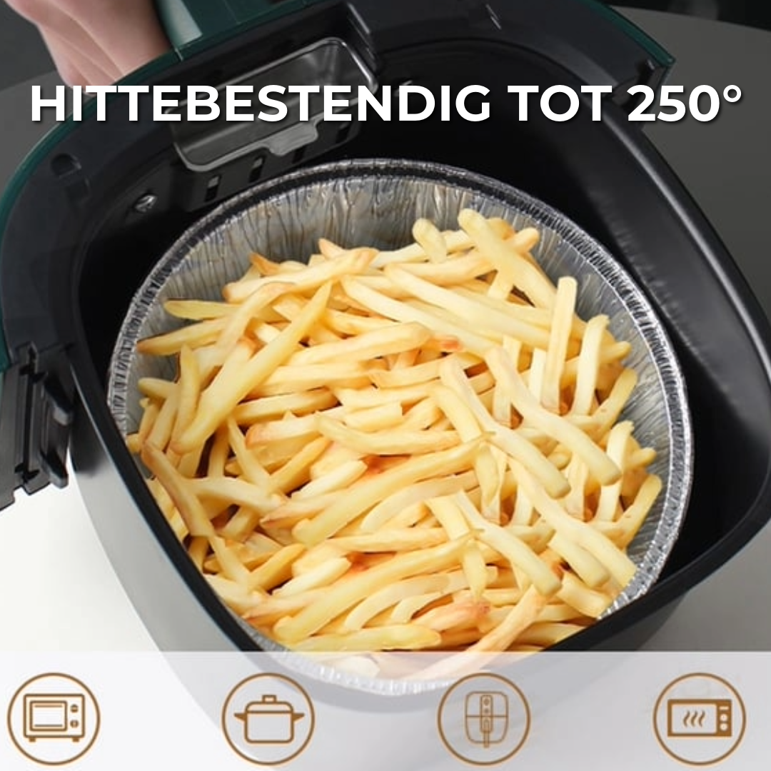Aluminium Air Fryer Schaal | 50 Stuks