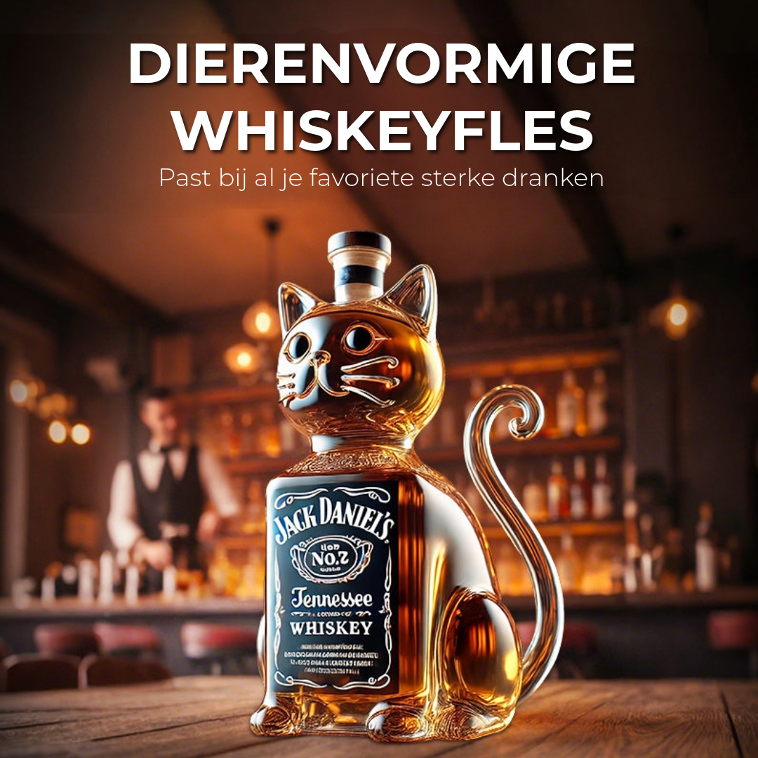 Dierenvormige Whiskeyfles