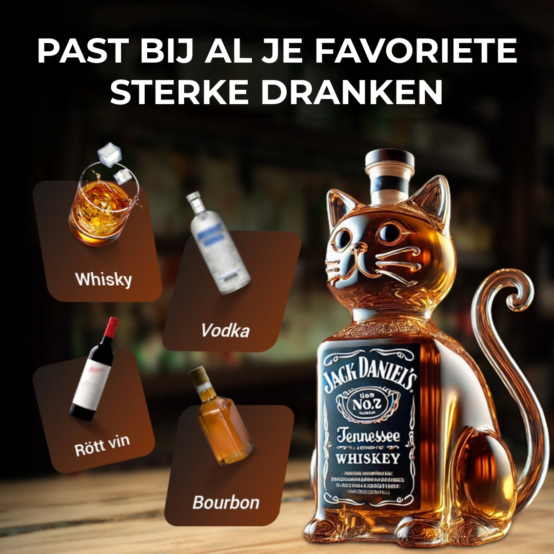 Dierenvormige Whiskeyfles
