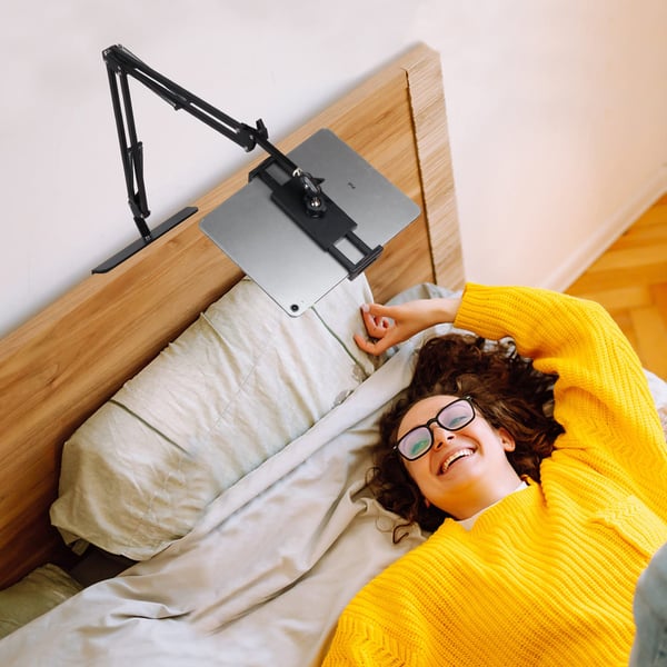Verborgen Bedhouder – Uitschuifbare Stand voor Telefoon & Tablet