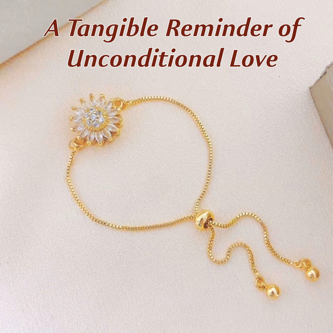 Luxe Zonnebloem Armband