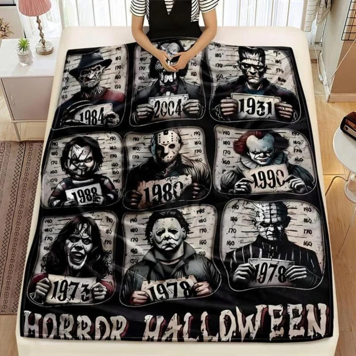 Zacht Horror-Thema Fleece Deken