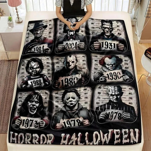 Zacht Horror-Thema Fleece Deken