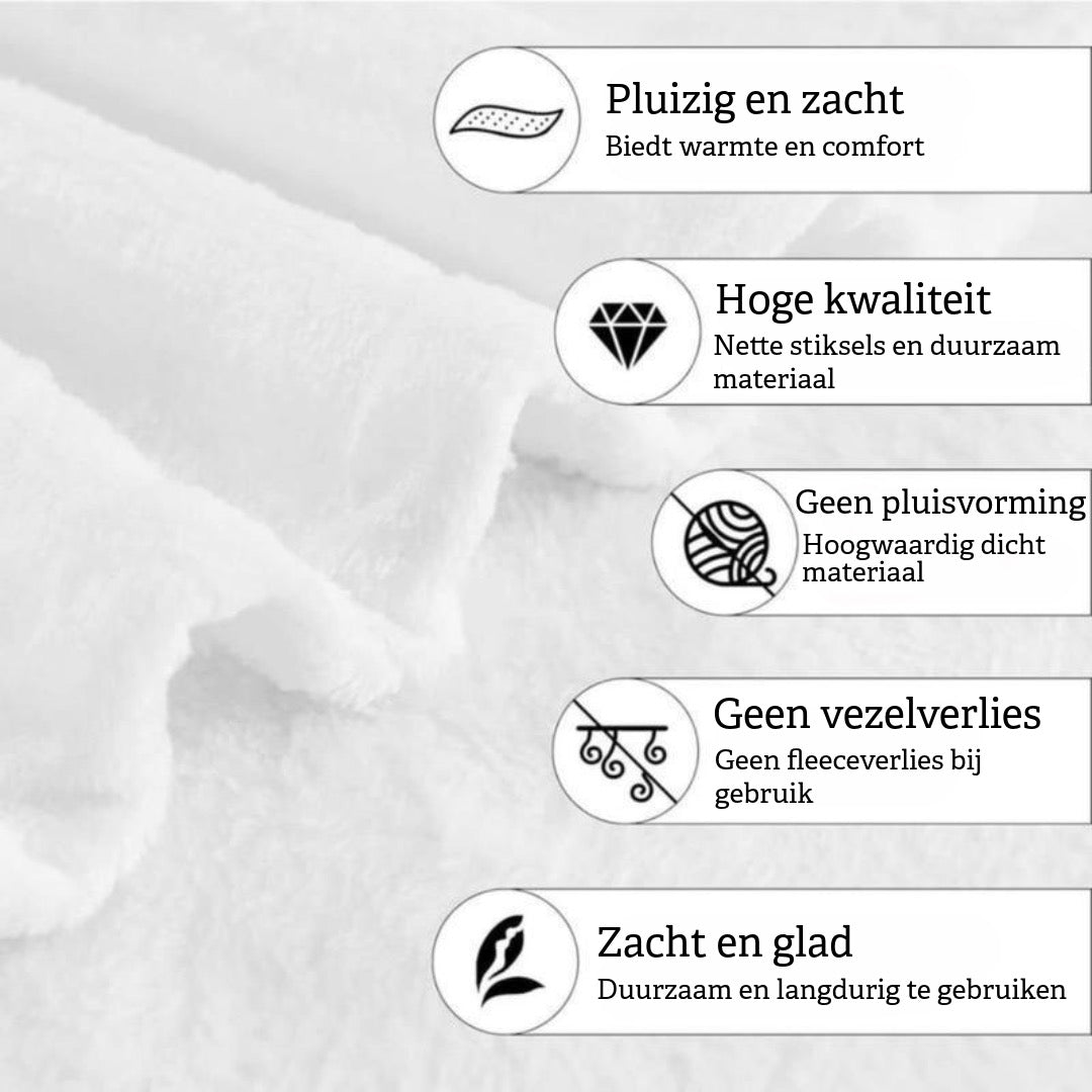 Zacht Horror-Thema Fleece Deken
