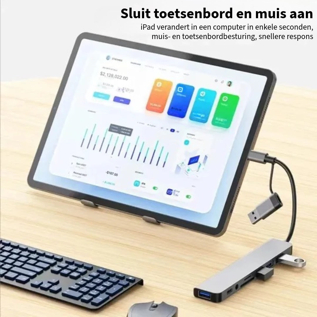8-in-2 USB-hub