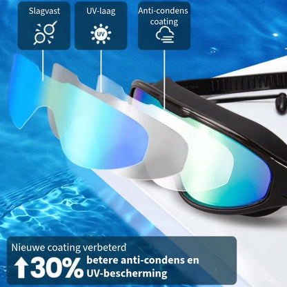 Anti-Lek Zwembril met Oorstopjes