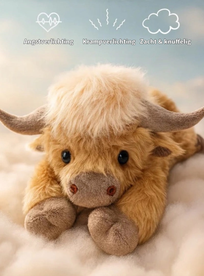 Schattige Highland Koe Knuffel