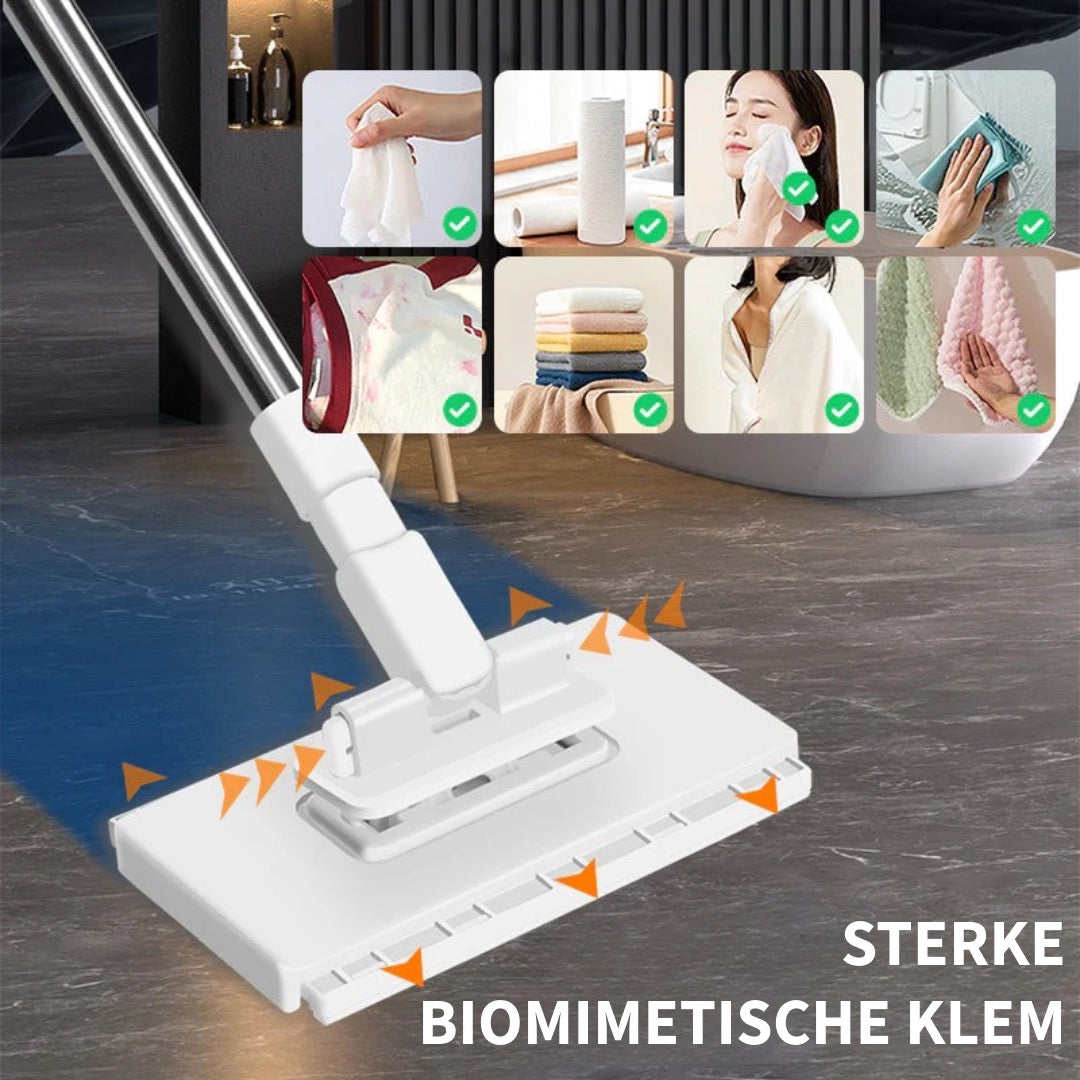Wegwerpstofmop met 4 Herbruikbare Doeken