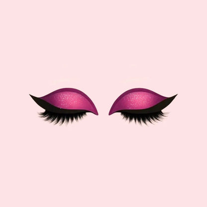 Oogschaduw- en Wimper Make-up Stickers
