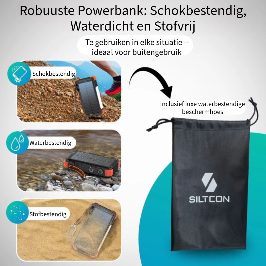 Siltcon™ – Solar Powerbank 20000 mAh