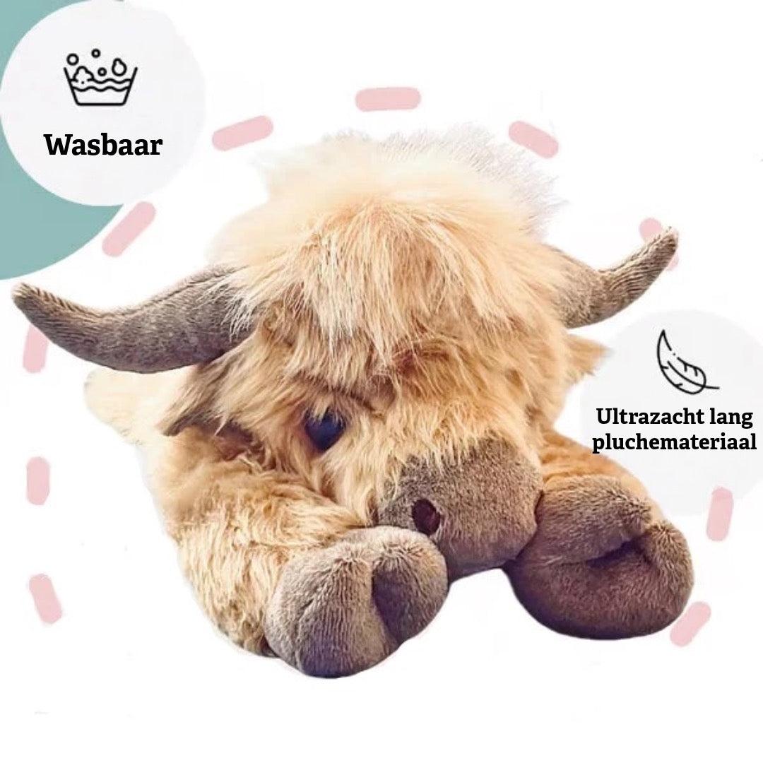 Schattige Highland Koe Knuffel