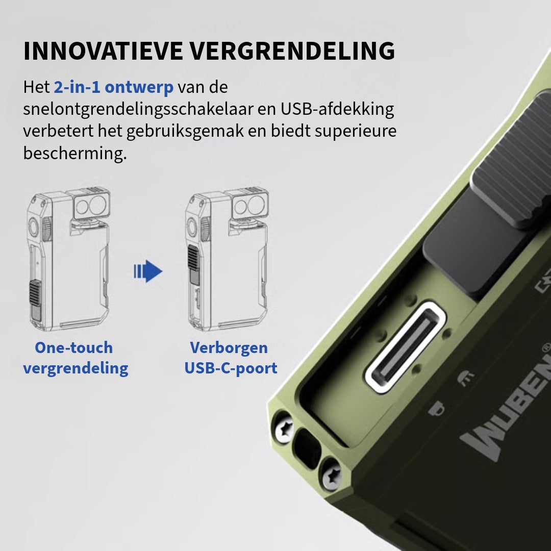 WUBEN™ G5 | Zakformaat LED-Lamp