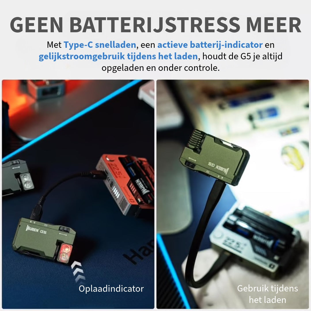 WUBEN™ G5 | Zakformaat LED-Lamp