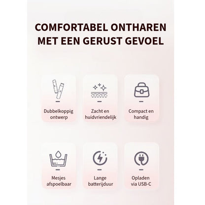 Comfortabel 2-In-1 Scheerapparaat voor Dames