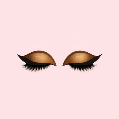 Oogschaduw- en Wimper Make-up Stickers