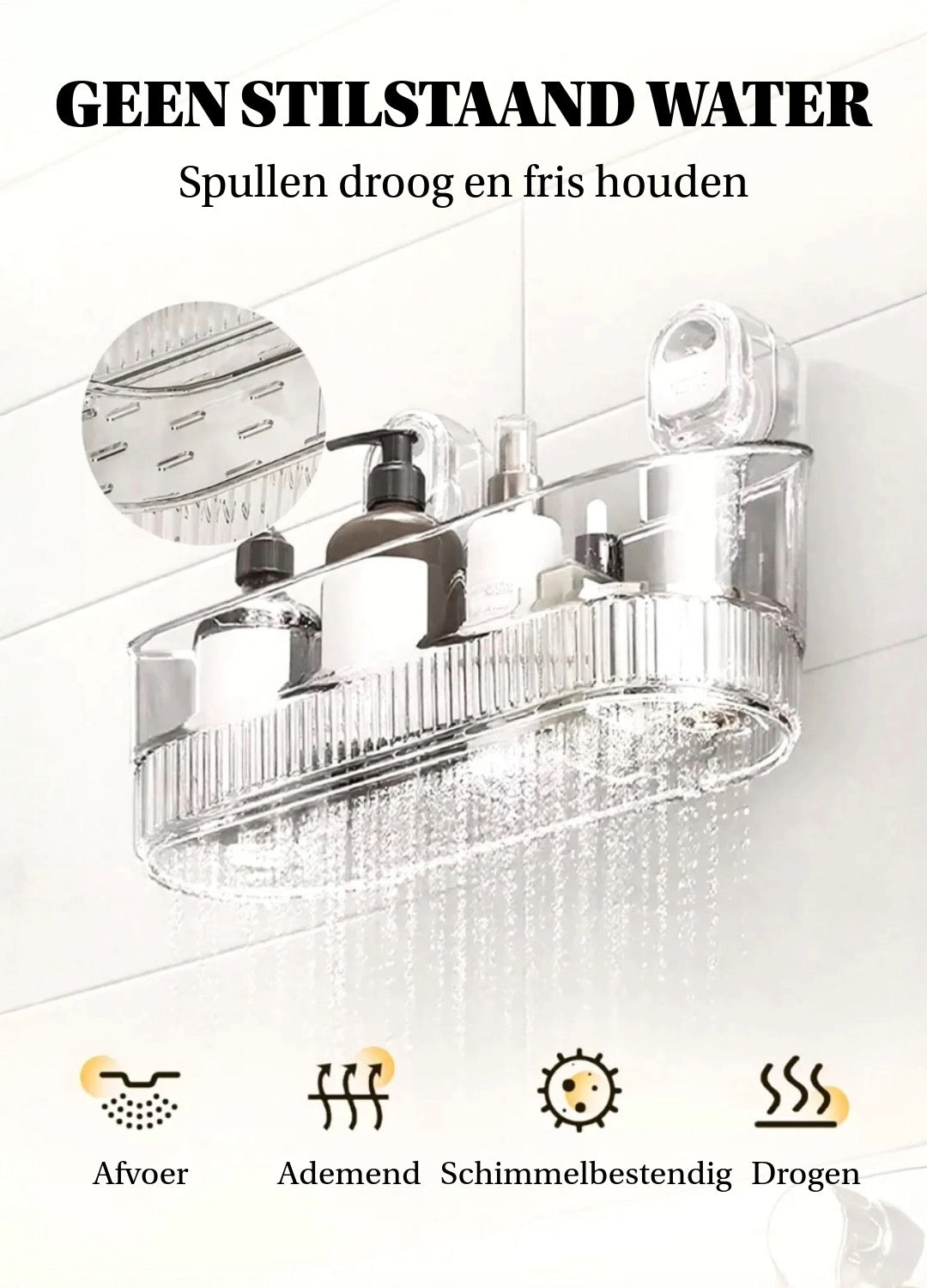 Opbergrek met Zuignap