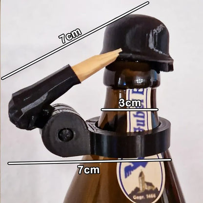 Soldaat Bierfles Helm