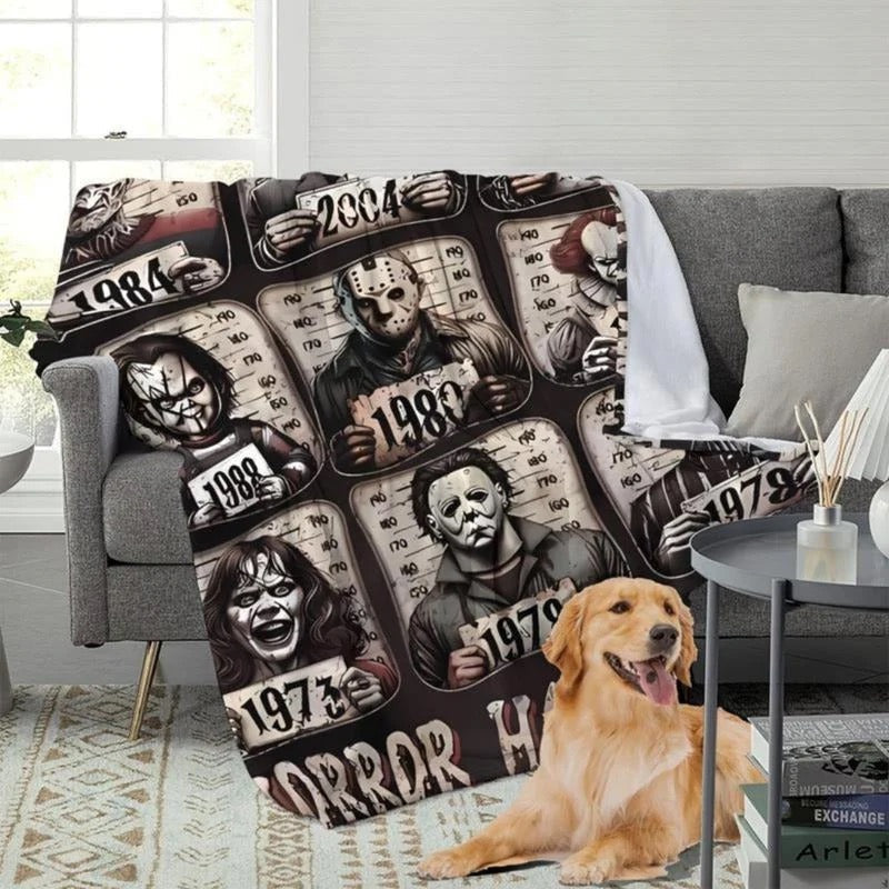 Zacht Horror-Thema Fleece Deken