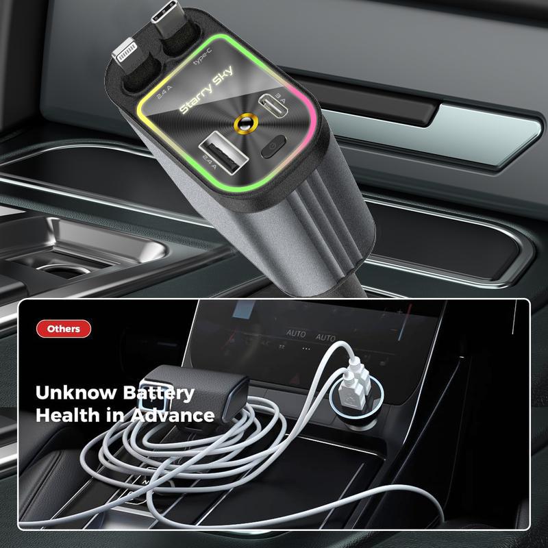 Auto gemonteerde starlight oplaadkabel