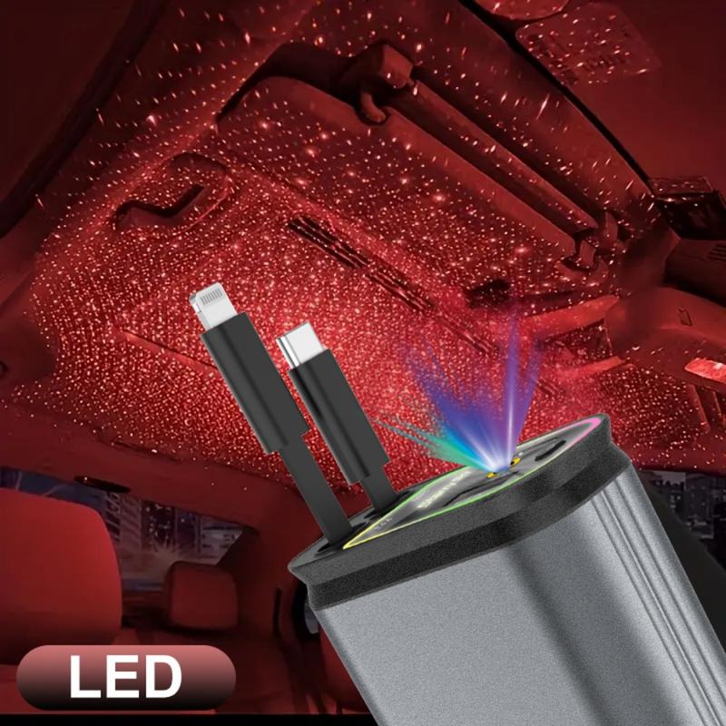 Auto gemonteerde starlight oplaadkabel