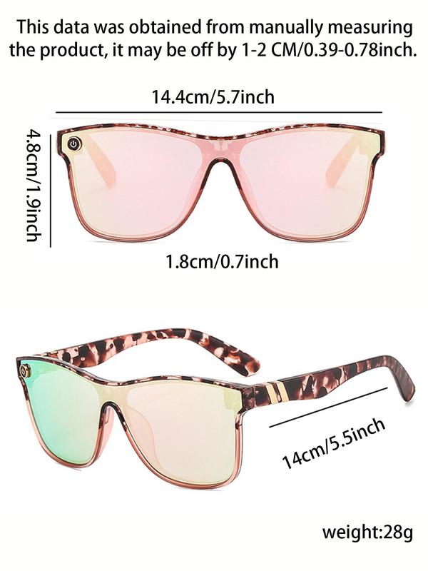Moderne Zonnebril met Schildpadpatroon