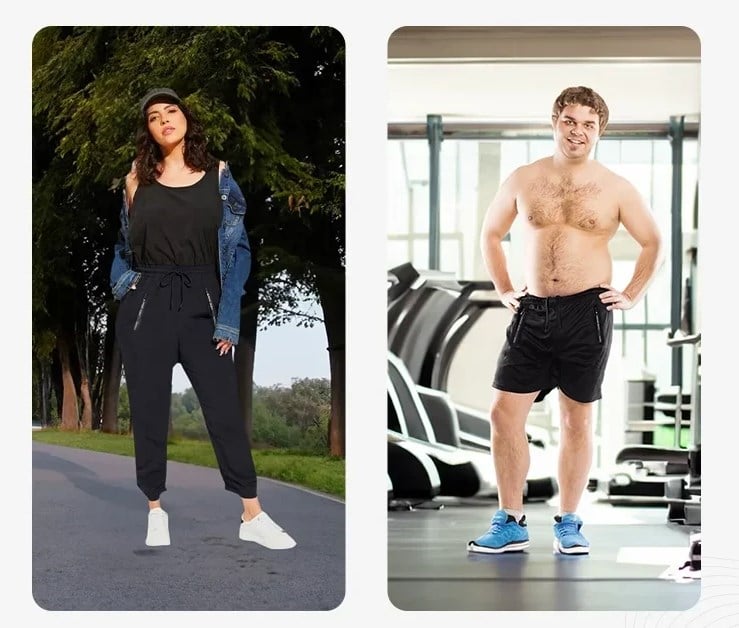 Unisex Ultrarekkende Sneldrogende Broek