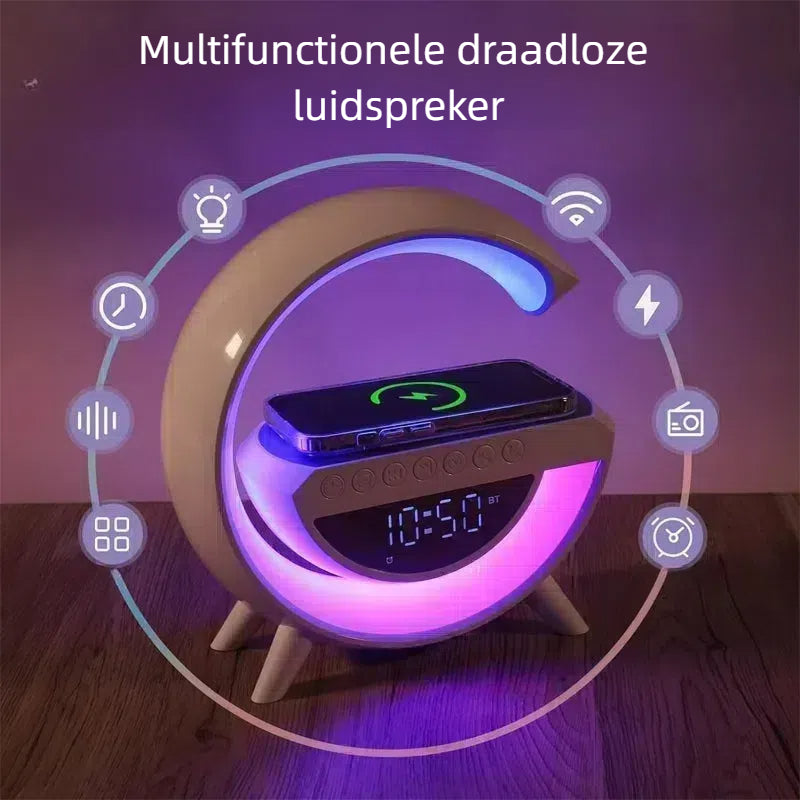 G-vormige LED Draadloze Oplaadspeaker