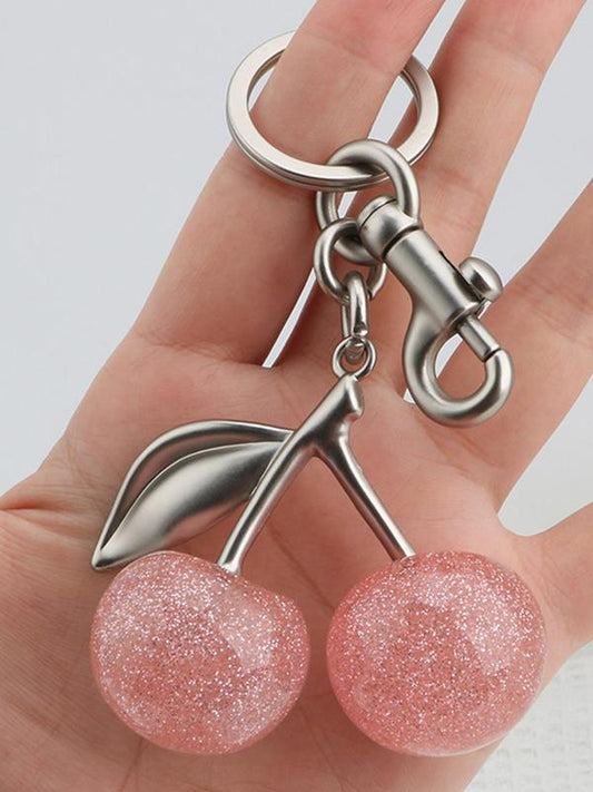Schattige Kersen Sleutelhanger