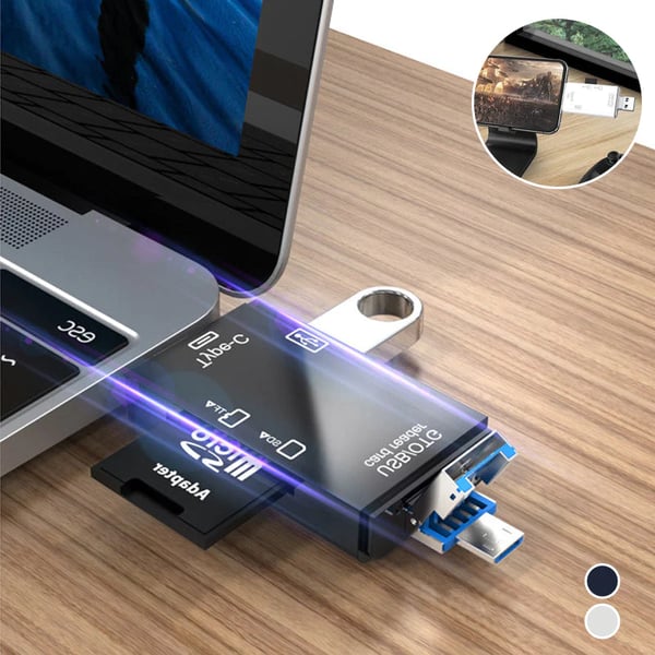 6-In-1 Multifunctionele Kaartlezer