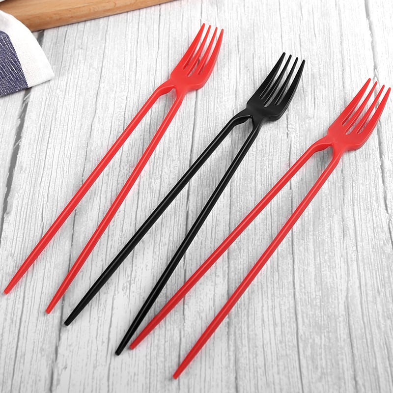 Multifunctioneel Vork/ Eetstokjes | 1 Sets 3 Stuks
