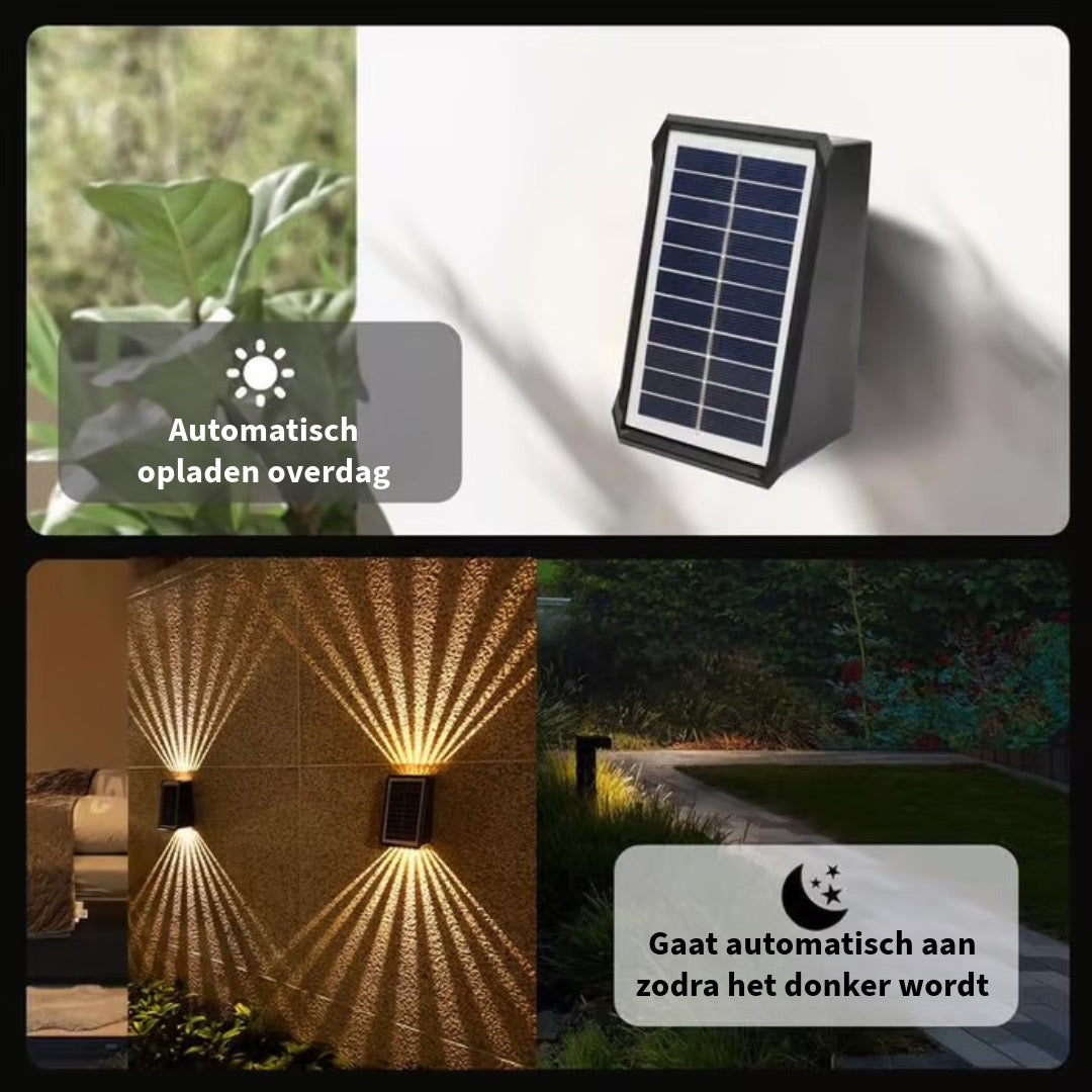 Waterdichte Buitenlamp op Zonne-energie