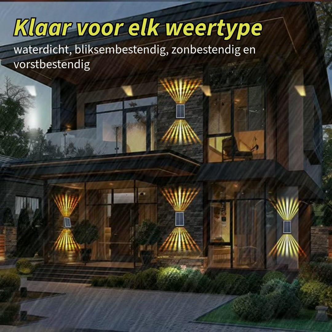 Waterdichte Buitenlamp op Zonne-energie