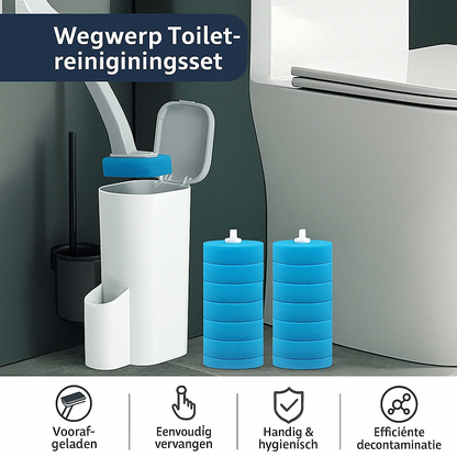 Lang handvat geen einde Toiletborstelset