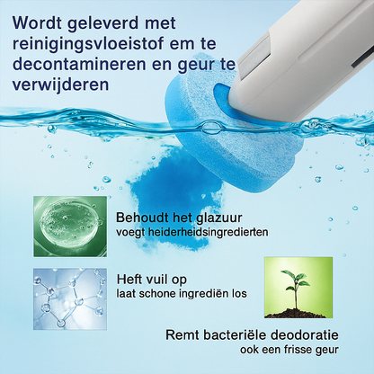 Lang handvat geen einde Toiletborstelset