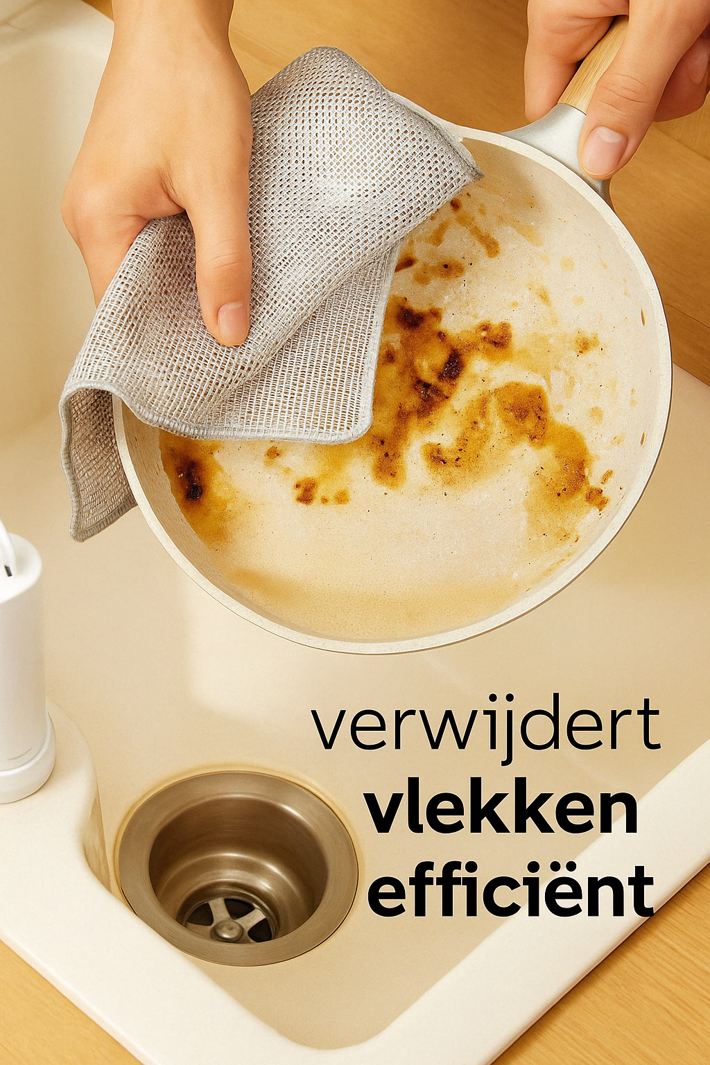 Multifunctionele Krasvrije Draaddoekjes voor Nat en Droog Gebruik（10 Stuks）