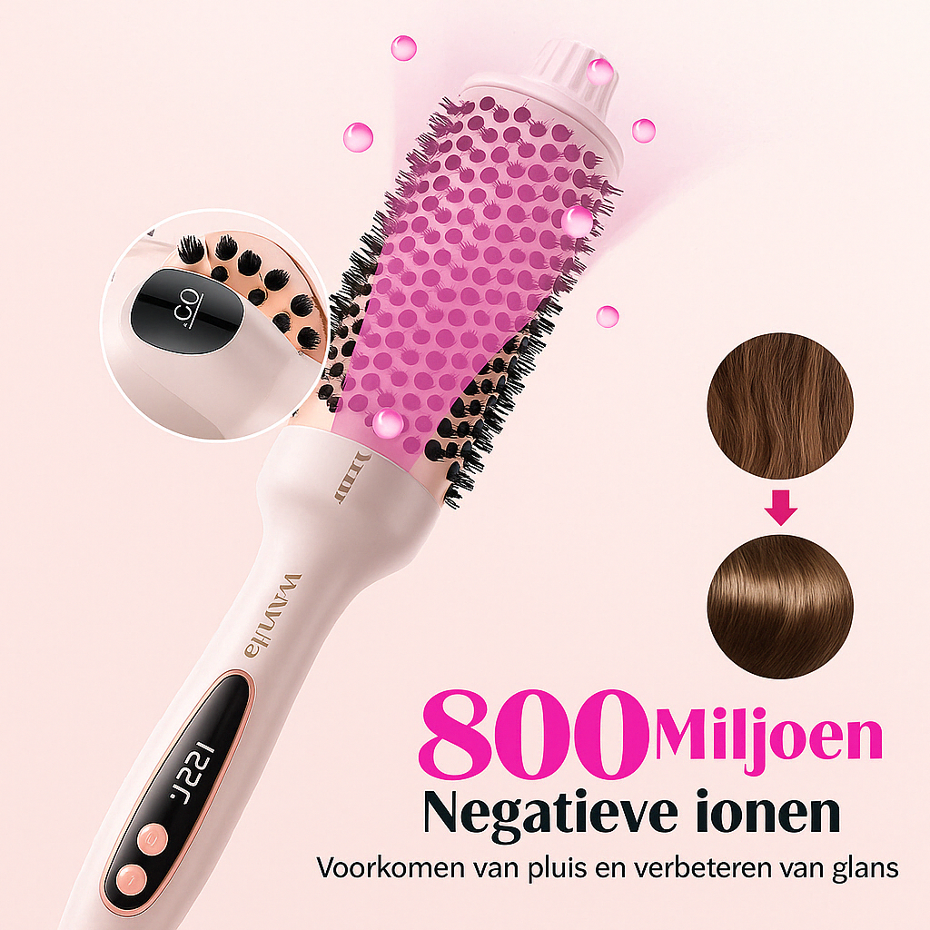 Blowout Boost – Ionische Warmteborstel voor Volumineus Haar